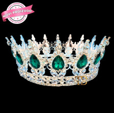 KRUNA MISS - Metal - Srebro Zelena